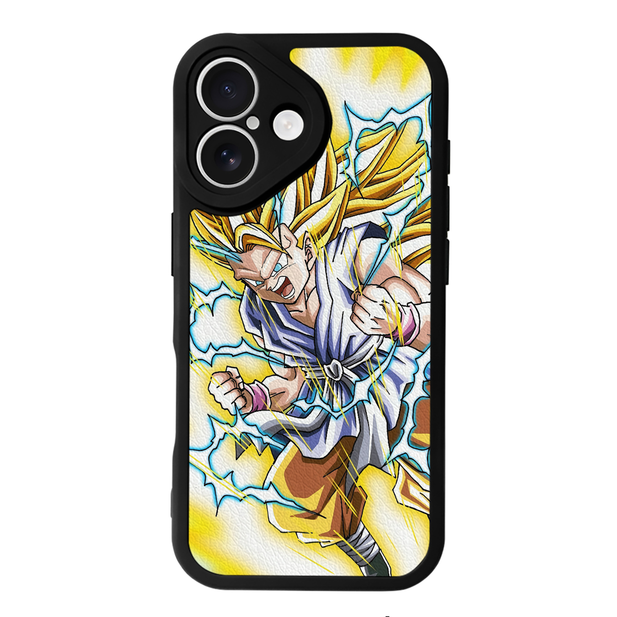 （画像用） ドラゴンボール DRAGON BALL 【iPhone 16シリーズ対応】シリコンスマホケース（レザー調） 材質：シリコン